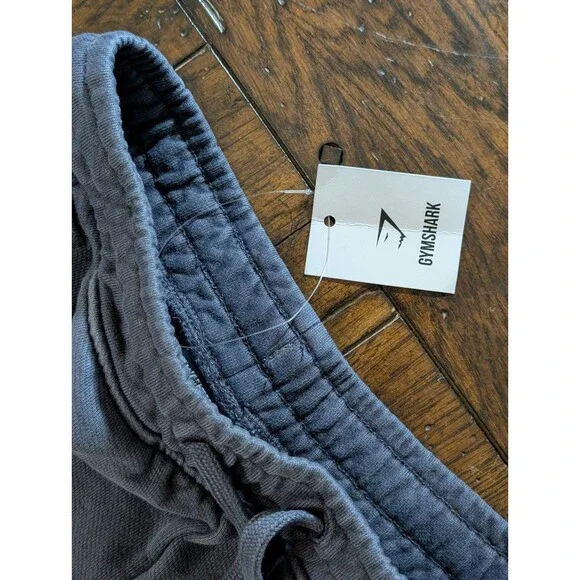 Gymshark Heritage Cargo Joggers XS Graphite Blue Pump Cover Vintage Look